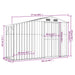Garden Shed Green 277x93x179 Cm Galvanised Steel Tlapoa