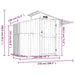 Garden Shed Grey 270x130x208.5 Cm Galvanised Steel Tolxat