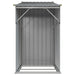 Garden Shed Grey 277x93x179 Cm Galvanised Steel Tlapol