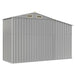 Garden Shed Grey 277x93x179 Cm Galvanised Steel Tlapol