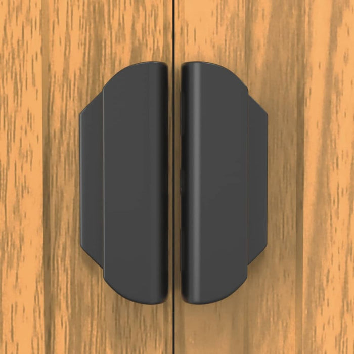 Garden Shed Light Brown 192x274x223 Cm Galvanised Steel