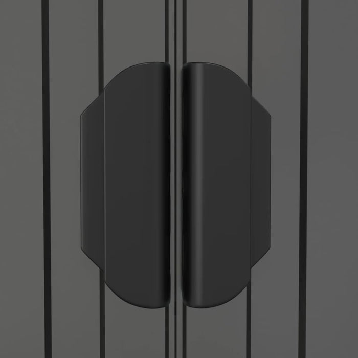 Garden Shed Light Grey 192x108x223 Cm Galvanised Steel