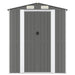 Garden Shed Light Grey 192x191x223 Cm Galvanised Steel