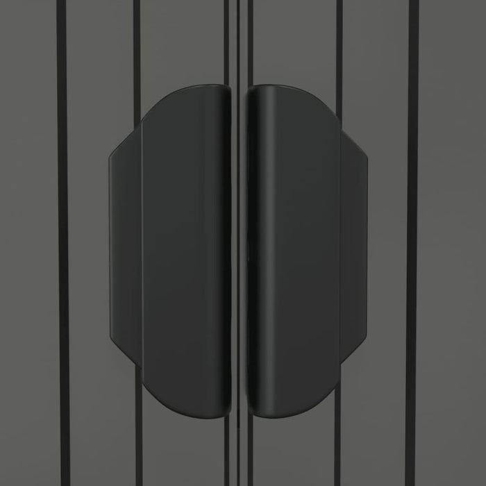 Garden Shed Light Grey 192x191x223 Cm Galvanised Steel