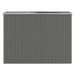 Garden Shed Light Grey 192x274x223 Cm Galvanised Steel