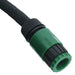 Garden Soaker Hose Black 0.6 10 m Rubber Oppnlk