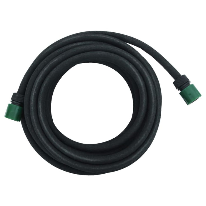 Garden Soaker Hose Black 0.6 10 m Rubber Oppnlk
