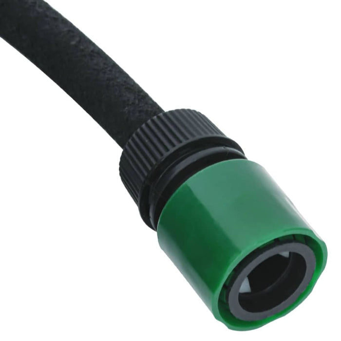 Garden Soaker Hose Black 0.6 10 m Rubber Oppnlk