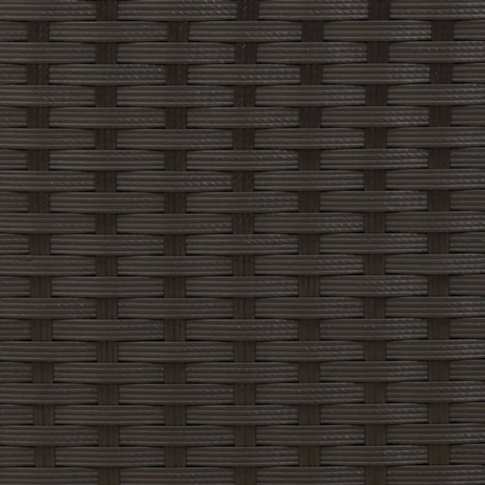 Garden Sofa 2-seater with Stools Black Poly Rattan Tlpnbt