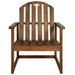Garden Sofa Chairs 2 Pcs Solid Acacia Wood Aabtt