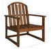 Garden Sofa Chairs 2 Pcs Solid Acacia Wood Aabtt