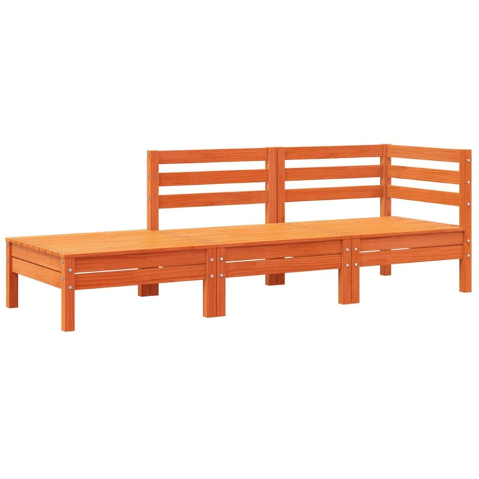 Garden Sofa with Cushions and Footstool 2-seater Ntnoia