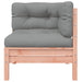 Garden Sofa with Cushions and Footstool 2-seater Ntnoip