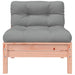 Garden Sofa with Cushions and Footstool 2-seater Ntnoip