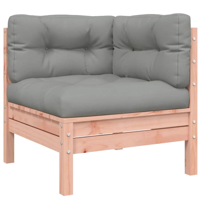 Garden Sofa with Cushions and Footstool 2-seater Ntnoip