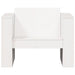 Garden Sofa White 79x60x62 Cm Solid Wood Pine Ntxtll