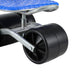 Garden Stool Foldable With Wheels Blue