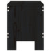 Garden Stools 2 Pcs Black 40x36x45 Cm Solid Wood Pine Nxptax