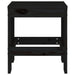 Garden Stools 2 Pcs Black 40x36x45 Cm Solid Wood Pine Nxptax
