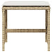 Garden Stools with Cushions 4 Pcs Beige 41x41x36 Cm Poly