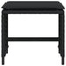 Garden Stools with Cushions 4 Pcs Black 41x41x36 Cm Poly
