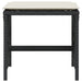 Garden Stools with Cushions 4 Pcs Black 41x41x36 Cm Poly