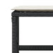 Garden Stools with Cushions 4 Pcs Black 41x41x36 Cm Poly