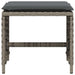 Garden Stools with Cushions 4 Pcs Grey 41x41x36 Cm Poly