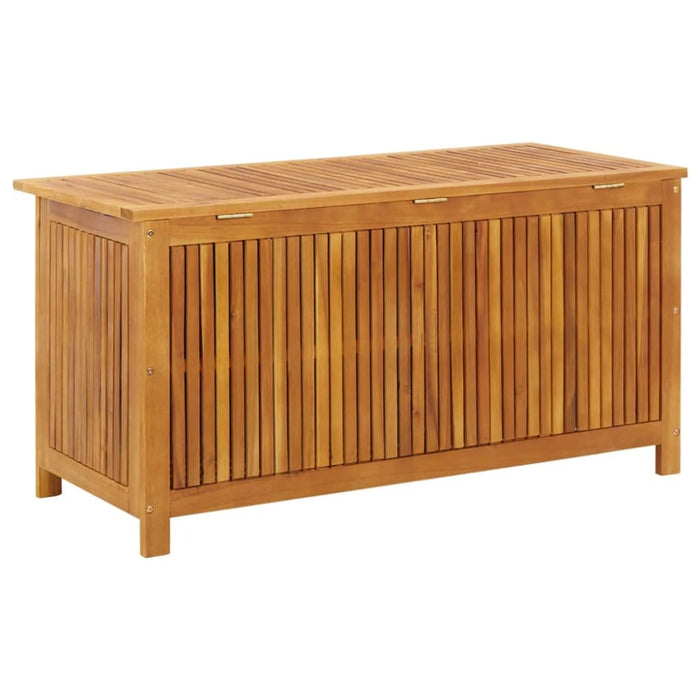 Garden Storage Box 113x50x58 Cm Solid Acacia Wood Tollin