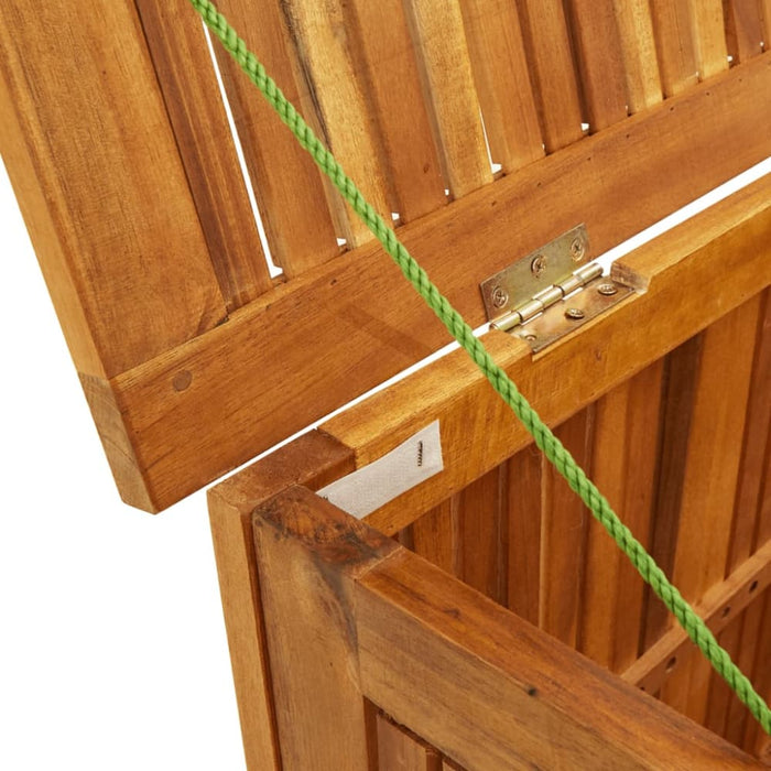 Garden Storage Box 113x50x58 Cm Solid Acacia Wood Tollin