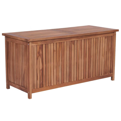 Garden Storage Box 120x50x58 Cm Solid Teak Wood Aallk