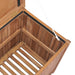 Garden Storage Box 120x50x58 Cm Solid Teak Wood Aallk