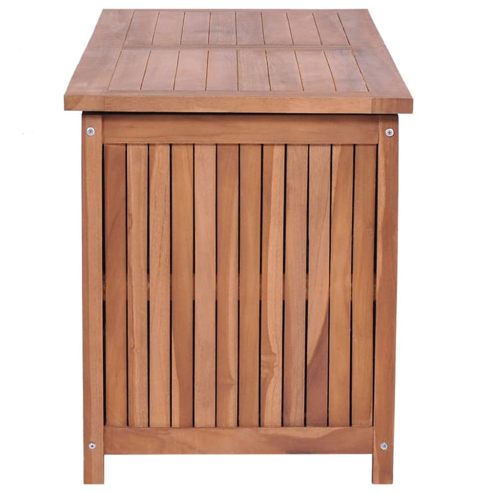 Garden Storage Box 120x50x58 Cm Solid Teak Wood Aallk