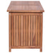 Garden Storage Box 120x50x58 Cm Solid Teak Wood Aallk