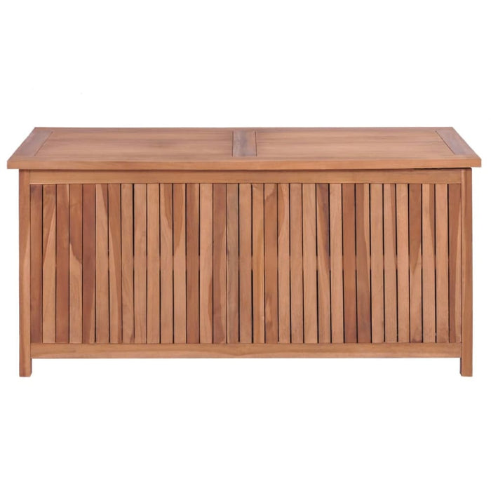 Garden Storage Box 120x50x58 Cm Solid Teak Wood Aallk
