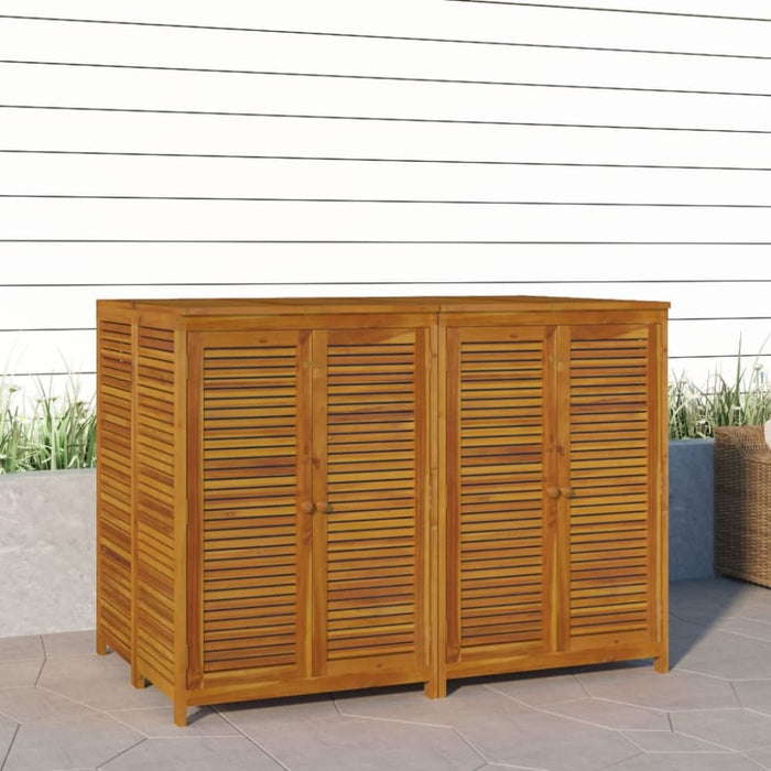 Garden Storage Box 140x87x104 Cm Solid Wood Acacia Toppxax