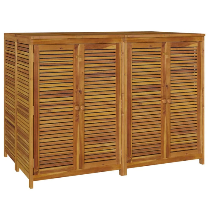 Garden Storage Box 140x87x104 Cm Solid Wood Acacia Toppxax
