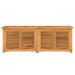 Garden Storage Box with Bag 150x50x53 Cm Solid Wood Teak