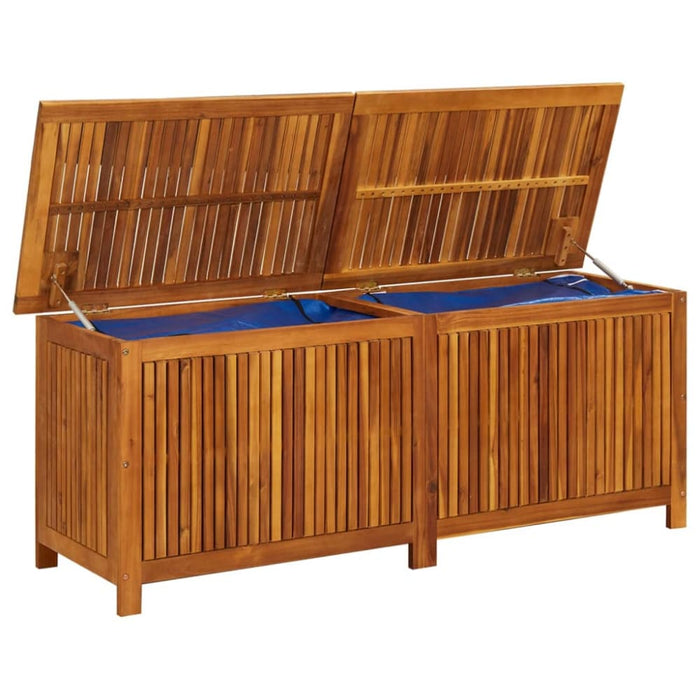 Garden Storage Box 150x50x58 Cm Solid Acacia Wood Tolako