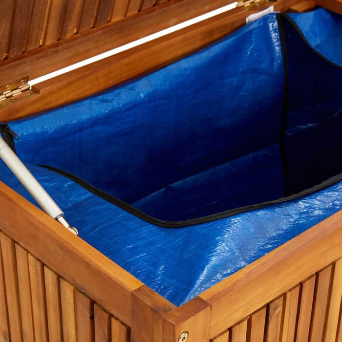 Garden Storage Box 150x50x58 Cm Solid Acacia Wood Tolako