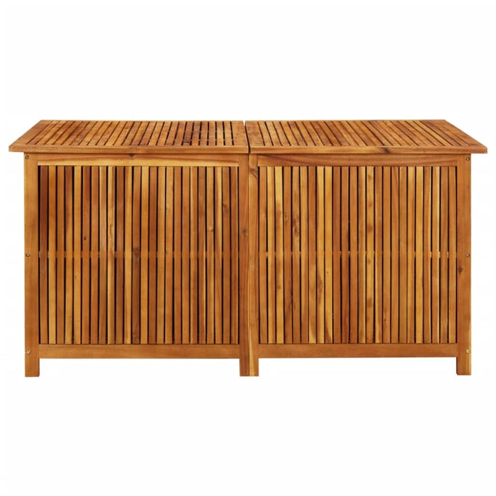 Garden Storage Box 150x80x75 Cm Solid Acacia Wood Tolpbo