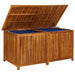 Garden Storage Box 150x80x75 Cm Solid Acacia Wood Tolpbo