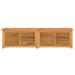 Garden Storage Box with Bag 200x50x53 Cm Solid Wood Teak