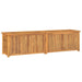 Garden Storage Box with Bag 200x50x53 Cm Solid Wood Teak