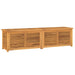 Garden Storage Box with Bag 200x50x53 Cm Solid Wood Teak