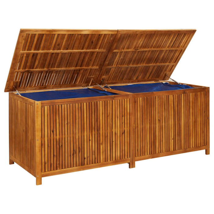 Garden Storage Box 200x80x75 Cm Solid Acacia Wood Tolpbt