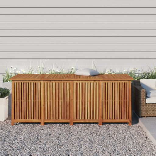 Garden Storage Box 200x80x75 Cm Solid Wood Acacia Tokibk