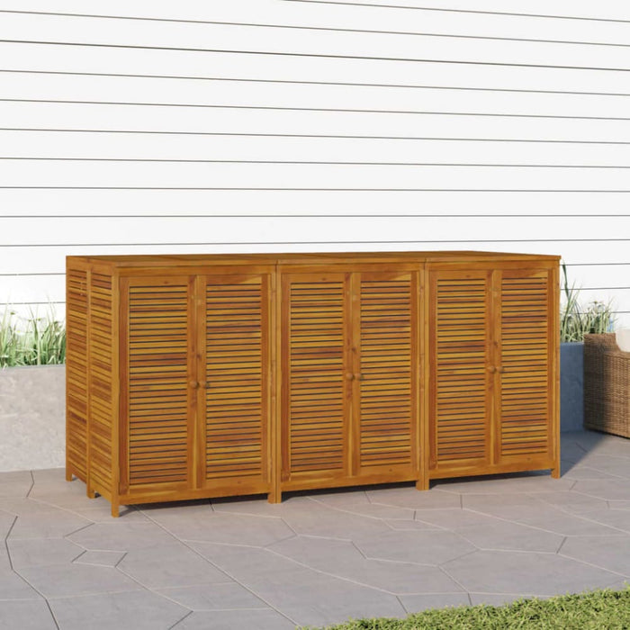 Garden Storage Box 210x87x104 Cm Solid Wood Acacia Toppxat