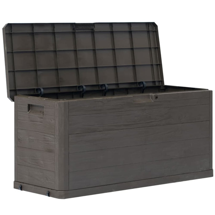 Garden Storage Box 280 l Brown Aplni