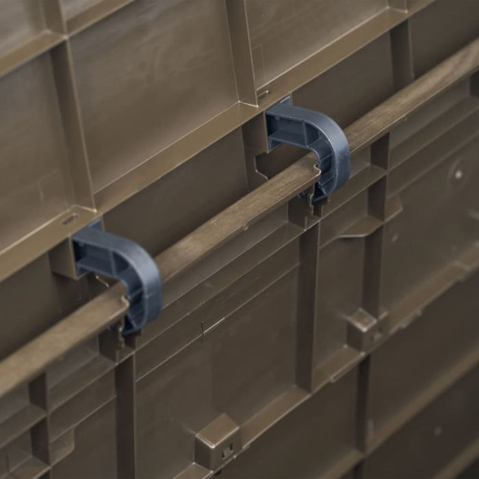 Garden Storage Box 280 l Brown Aplni